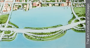 A sketch showing the new marina